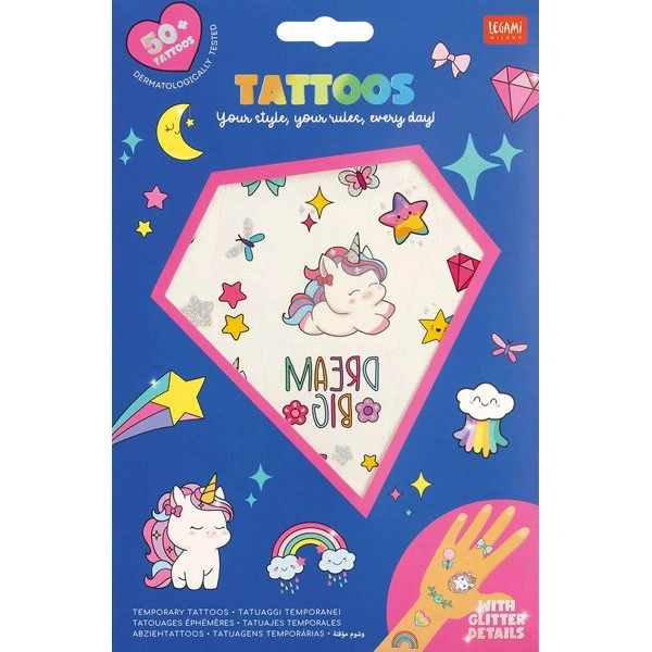 TETOVAŽA PRIVREMENA LEGAMI UNICORN TTA0001