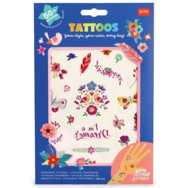TETOVAŽA PRIVREMENA LEGAMI FLOWERS TTAKIT4 1/12