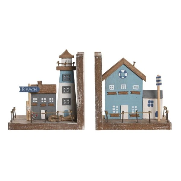 DRŽAČ ZA KNJIEGE ITEM 2 MDF 13X9X13 NATURAL LM-203811