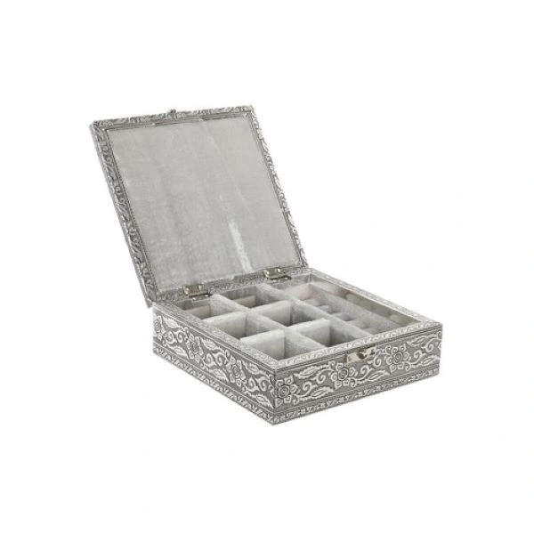KUTIJA ZA NAKIT ITEM 18X18X6 SILVER JO-222363