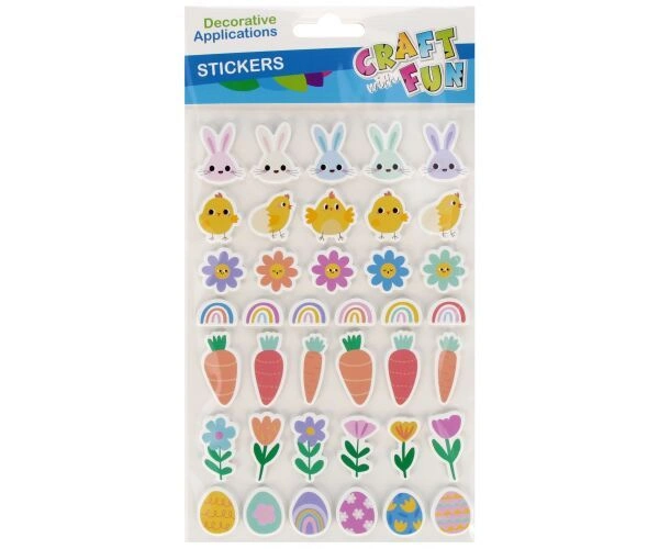 STIKERI EURO-TRADE PUFFY SPRING 16X27 MIX 554227