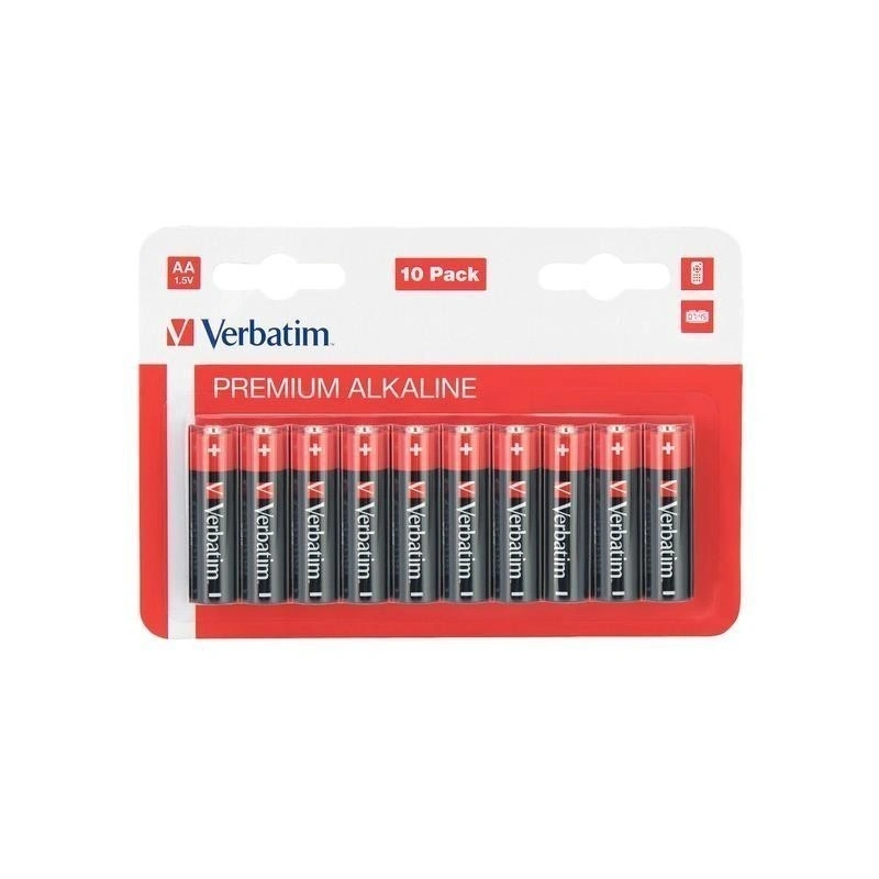 BATERIJE ALKALNE 1.5V AA VERBATIM 49875 1/10