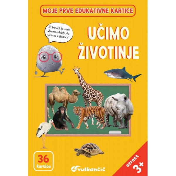 ZRNCE KARTICE – UČIMO ŽIVOTINJE – LATINICA