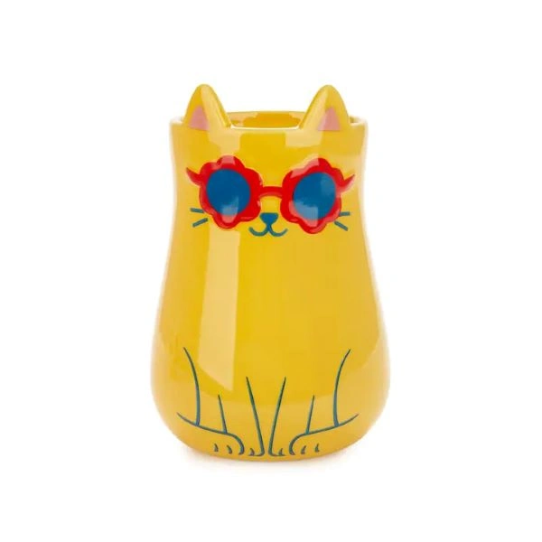 VAZA BALVI COOL CAT YELLOW 28266