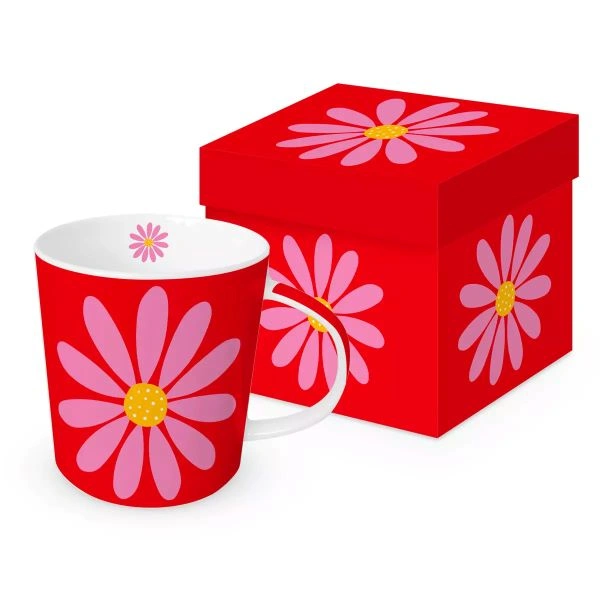 ŠOLJA PPD HAPPY FLOWER RED 160303324