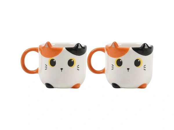 ŠOLJE ZA ESPRESSO SET TOTAL ORANGE CAT XL2520B