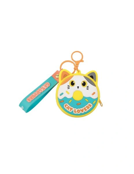 NOVČANIK ZA SITAN NOVAC TOTAL DONUT ORANGE CAT XL2484M