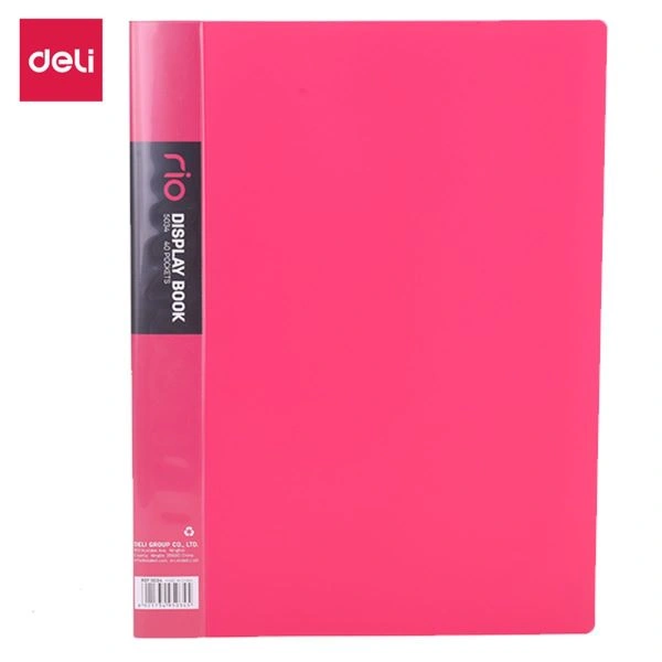FASCIKLA 40L DELI DISPLAY CLEAR BOOK NEON E5034