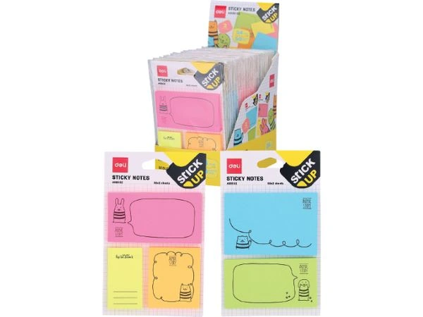 SAMOLJEPLJIVI BLOK 50L NEON MIX BOJE DELI EA55502