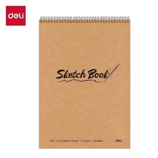 BLOK ZA CRTANJE A4 40L 110G SPIRALA DELI SKETCH BOOK