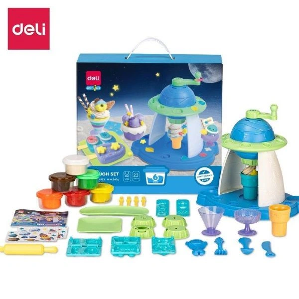 PLASTELIN SET DELI 3D SET RAKETA SLADOLED 23 DIJELA EH723