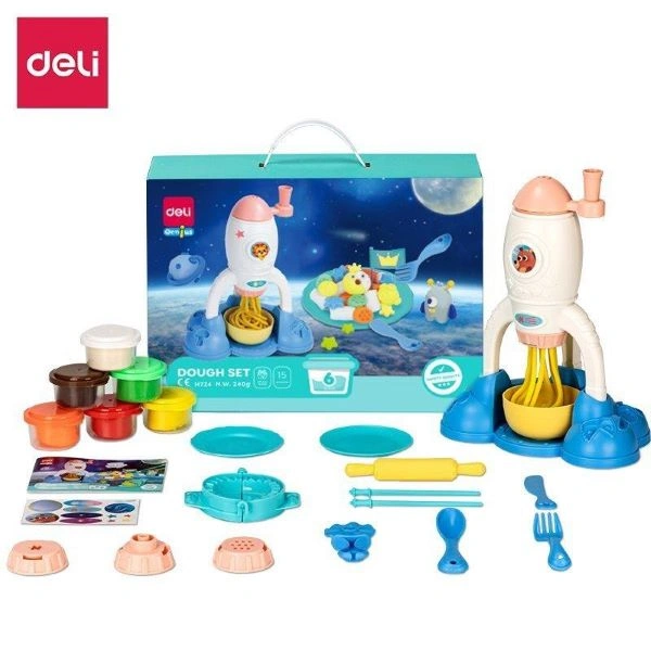 PLASTELIN SET DELI 3D SET RAKETA ŠPAGETE 19 DJELOVA EH724