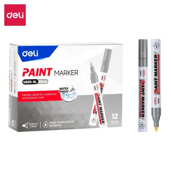 MARKER OBLI DELI SREBRNI 2MM EU500-SL