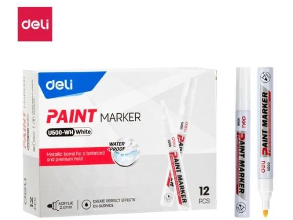 MARKER OBLI DELI BIJELI 2MM EU500-WH