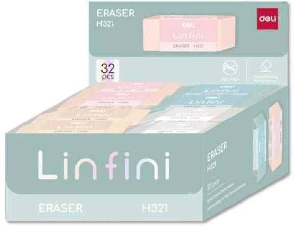 GUMICA DELI LINFINI PASTELNA TP ,54×20×10.5MM EH321