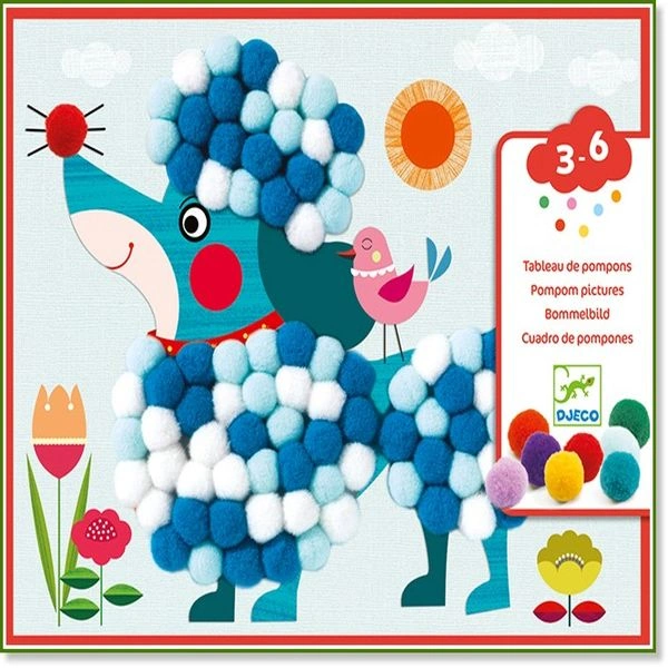 KREATIVNI SET POM POM DOGS DJECO DJ09867