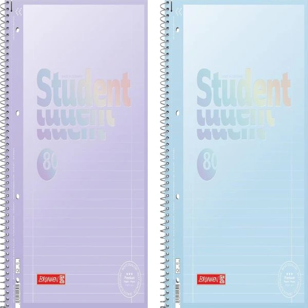SVESKA SIPRALA A4 90G DIKTO BRUNNEN PASTEL 106932794