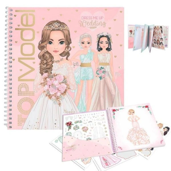 TM - DRESS ME UP KNJIGA NALJEPNICA VJENČANJE