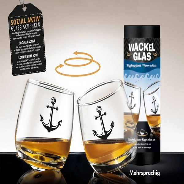 ČAŠE SET GILDE ANKER 8.5X7.5 CM 44471