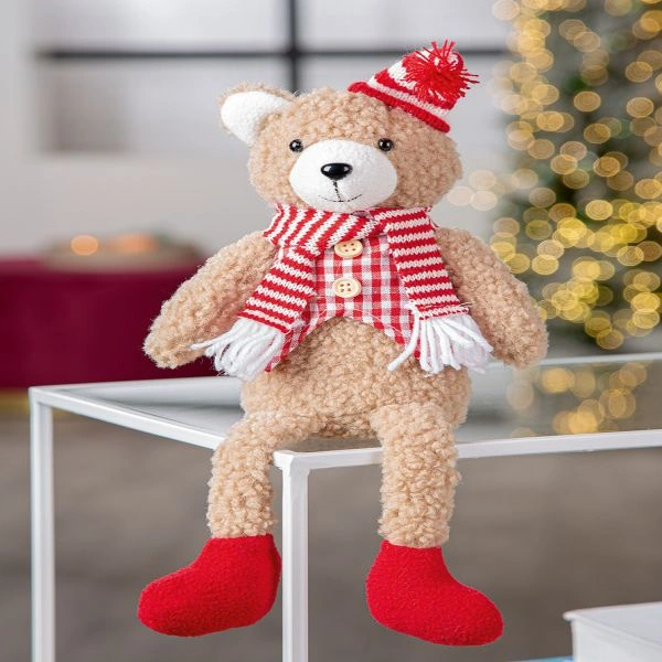NOVOGODIŠNJA FIGURA BEAR GILDE 9X13X38 CM 64282