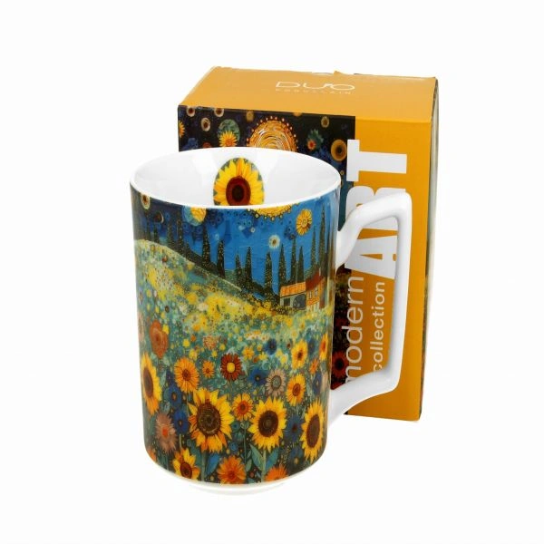 ŠOLJA DUO MODERN SUNFLOWER FIELD