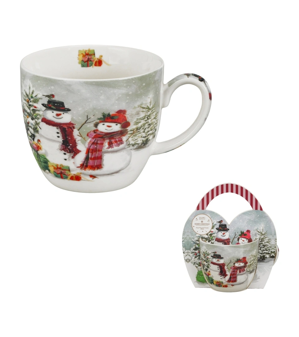 ŠOLJA NOVOGODIŠNJA DUO 460 ML SNOWMAN SMILE