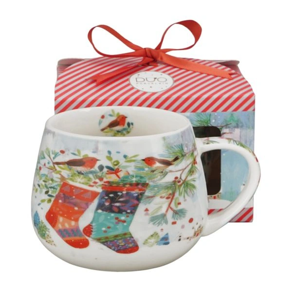 ŠOLJA BARREL NOVOGODIŠNJA DUO CHRISTMAS SOCKS