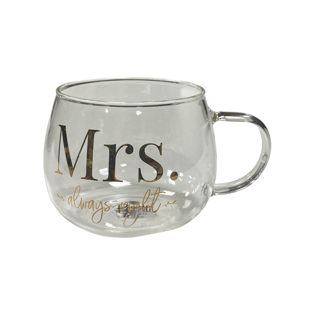 Šolja staklena mrs&mr perotti 400