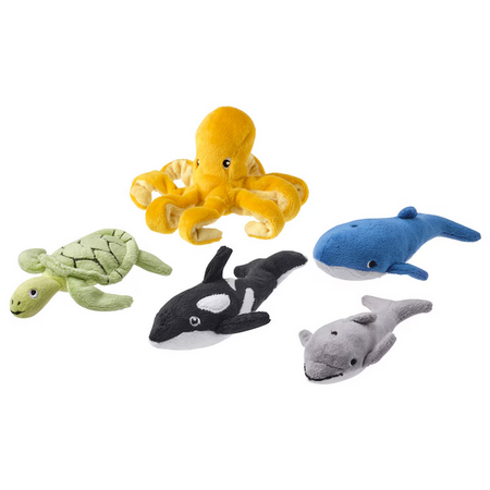Set plišanih igračaka okeanske životinje