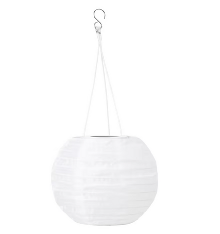 SOLVINDEN LED solarna visilica,napolju/kugla bijela, 22cm 005.136.70