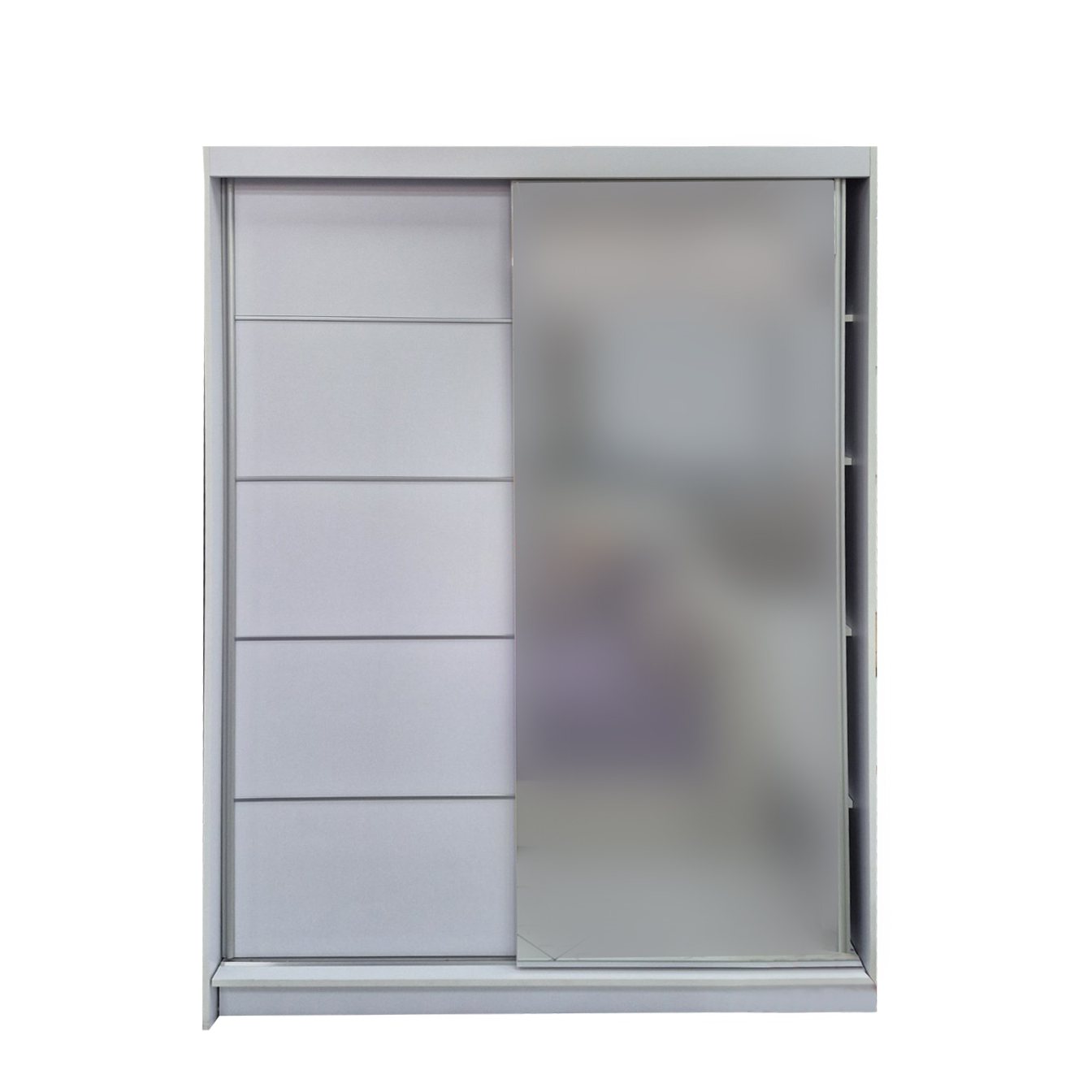 CAMINO 3 Klizni plakar ormar 150x200x58 cm bjelo bjeli sa ogledalom 830-214