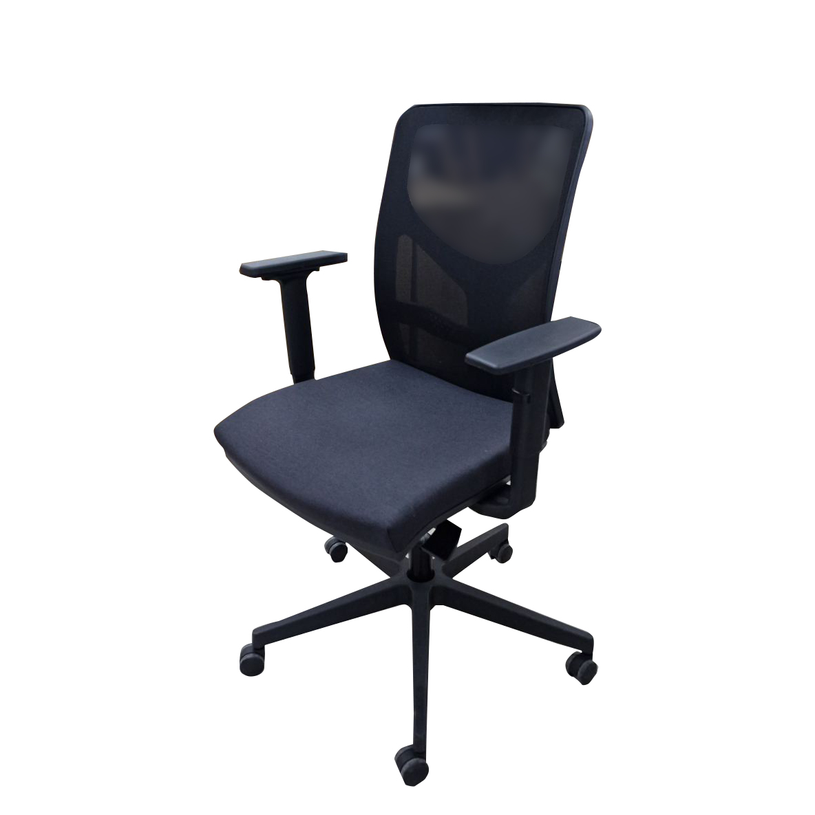 RADNA STOLICA 1850 SYN OMNIA PDH ALU LX SLIDER STOF PUMA CRNA