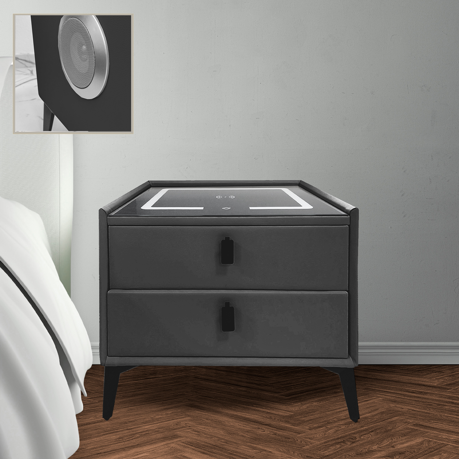 VNGZ-3520 Noćnik 50x40x48 cm sivi