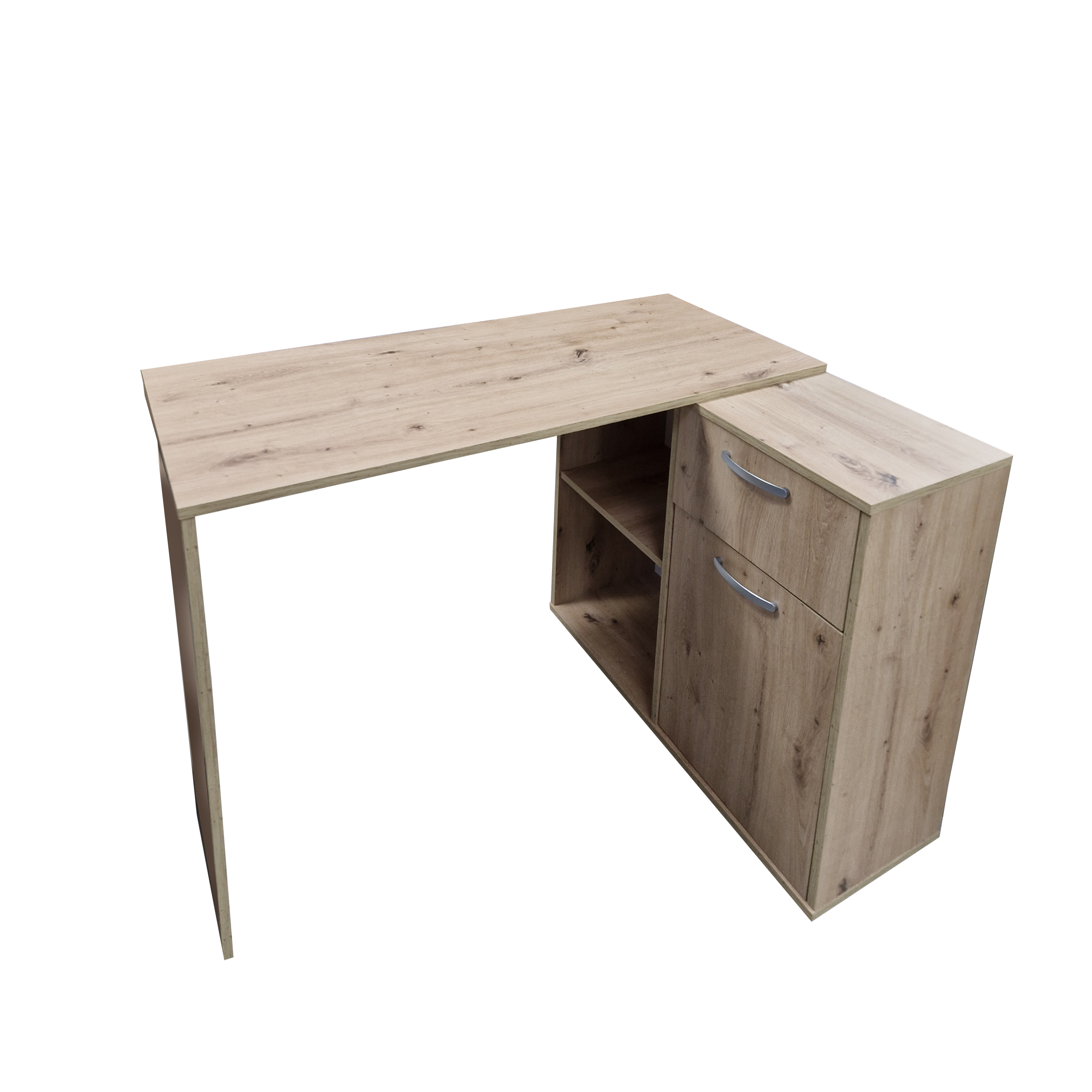 ROBIN Kompjuterski sto (A566) artisan 110x85x75 cm (dvopozicioni)