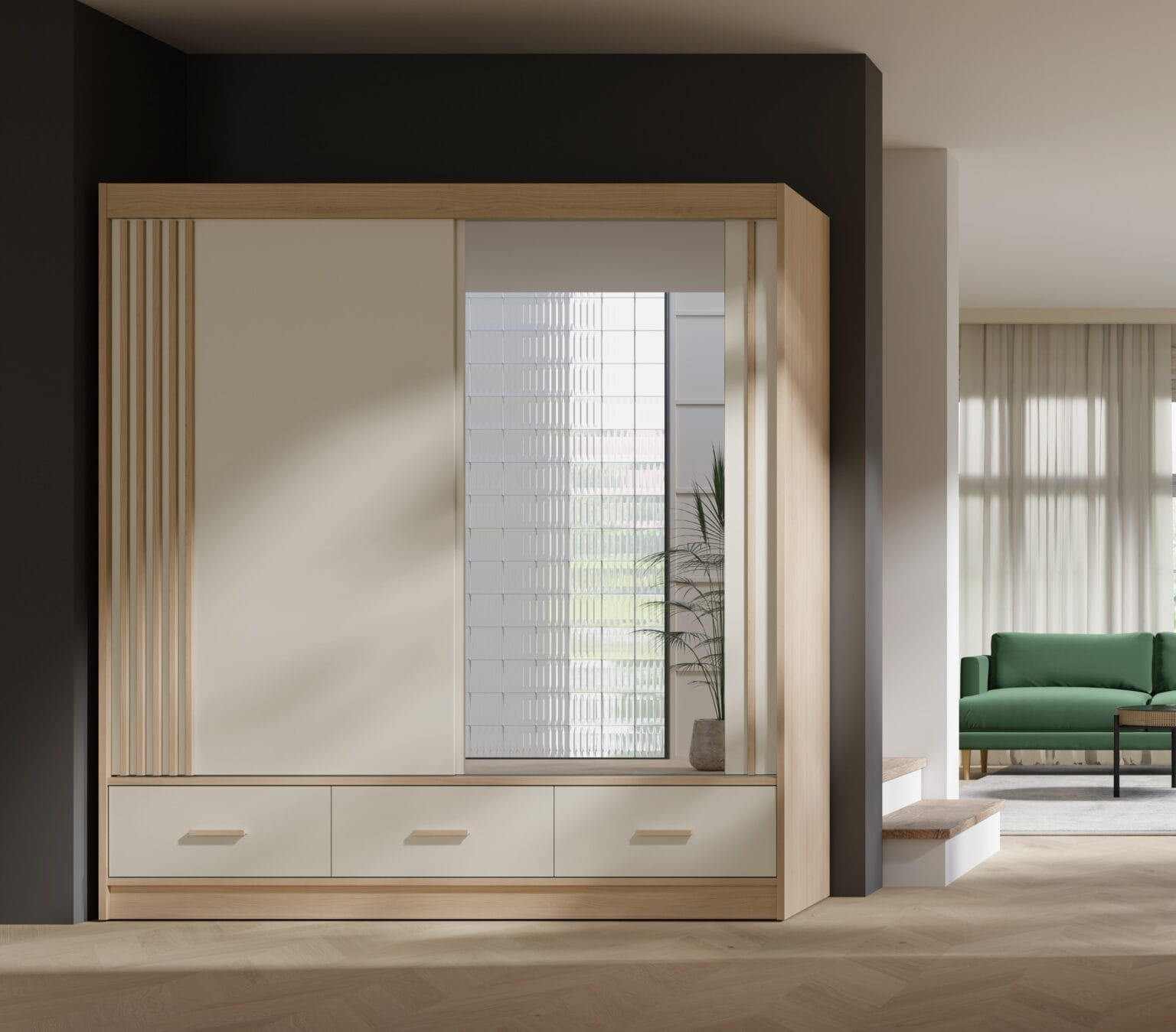 00058337 CANADA RIVA BFD-Klizni ormar caschmere 200x215x60 cm