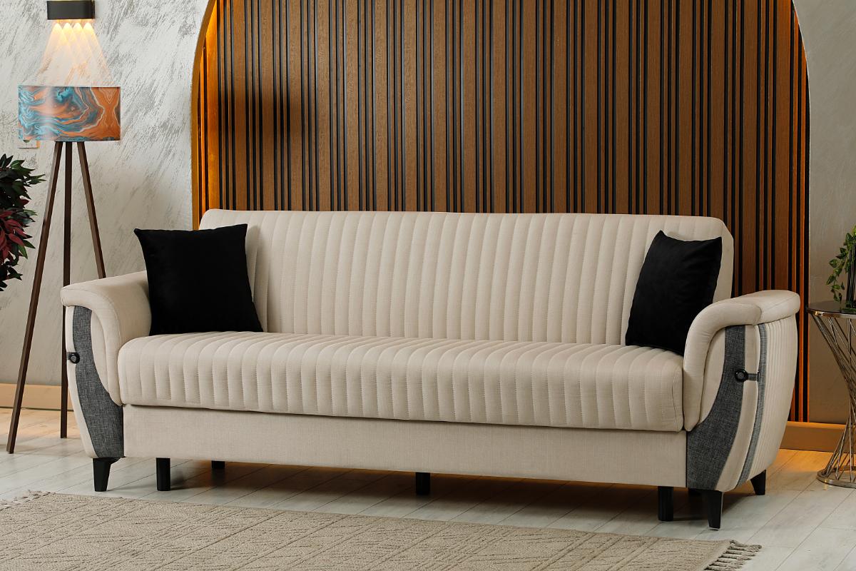 NEWART Trosjed deha 30025244 beige/deha 300292 brown