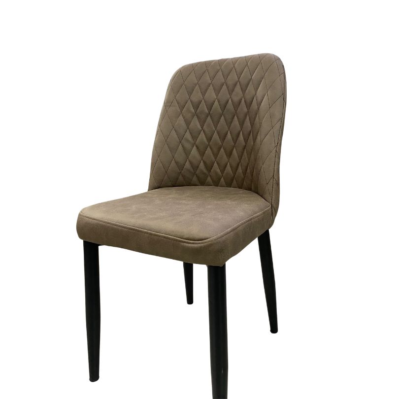 INFINITY Trpezarijska stolica casa 07/crni nogari braon