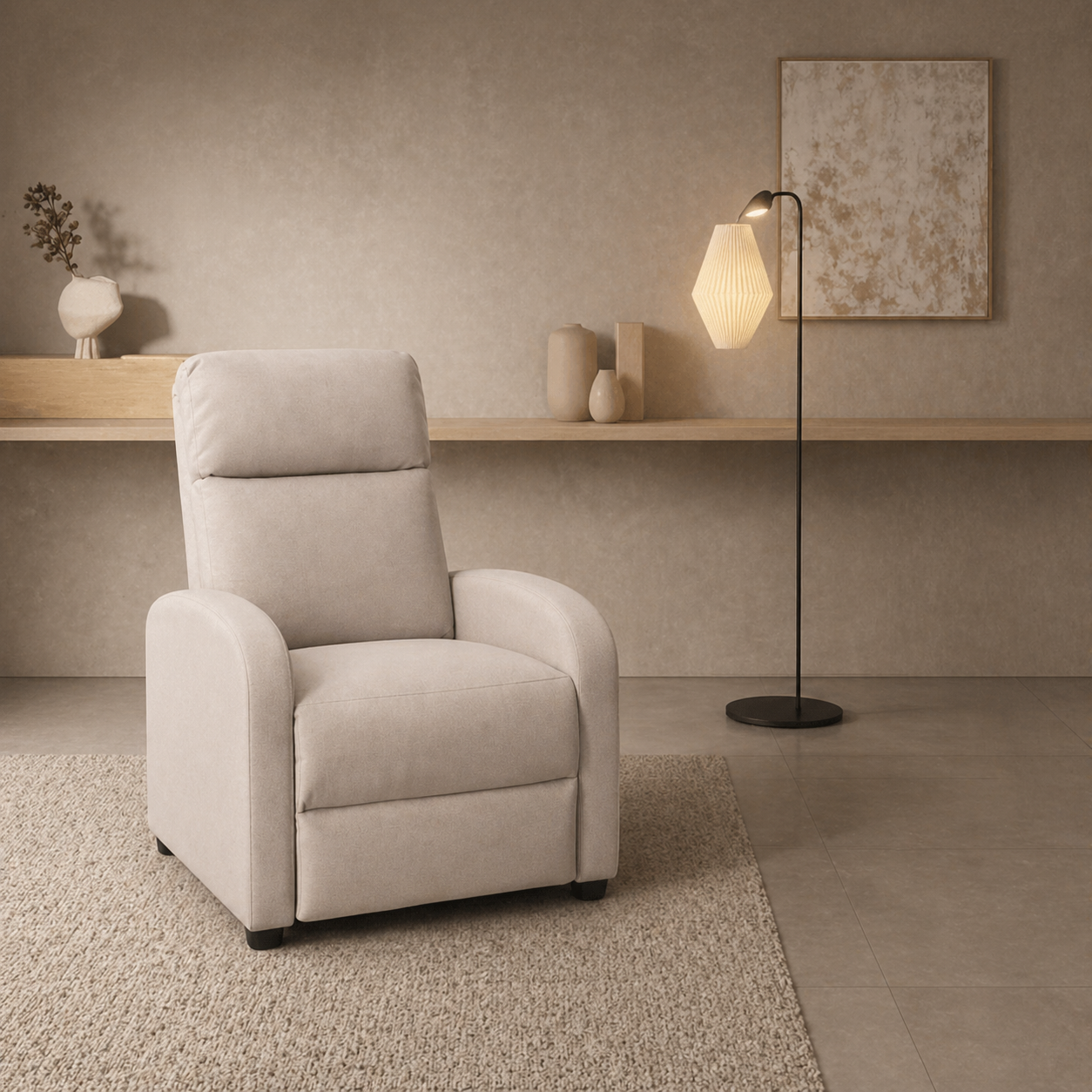 00058455 ELLIE bež -ASL-Relax Fotelja