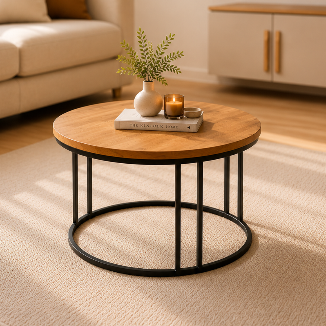 9055 Klub sto fi 70 antlantic pine 72x722x6,5 cm