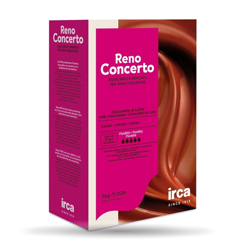 RENO CONCERTO LATTE 34% (37/39) 5kg - mlijecna premium cokolada u dugmicima, bez glutena