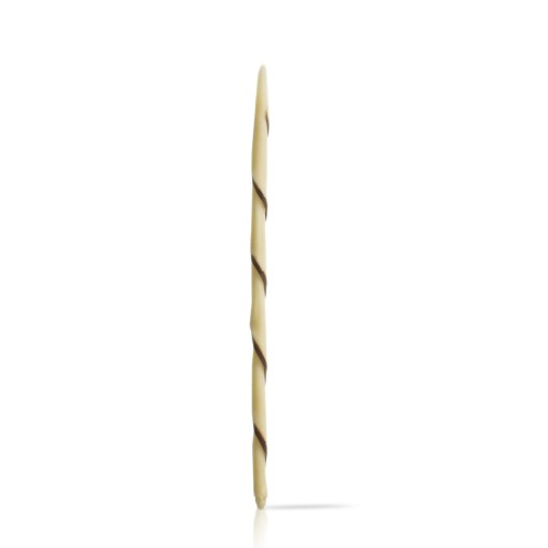 DOBLA CIGARILLO RETRO MILK/WHITE 150 X 5mm (200 kom / pak 700g) - Čokoladna dekoracija , retro cigarilos mliječna/bijela čok.