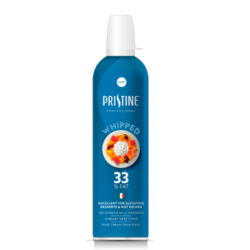 Pristine Professional Spray Whipped 33%mm 700ml - mliječni zasladjeni šlag u spreju sa 33%mm