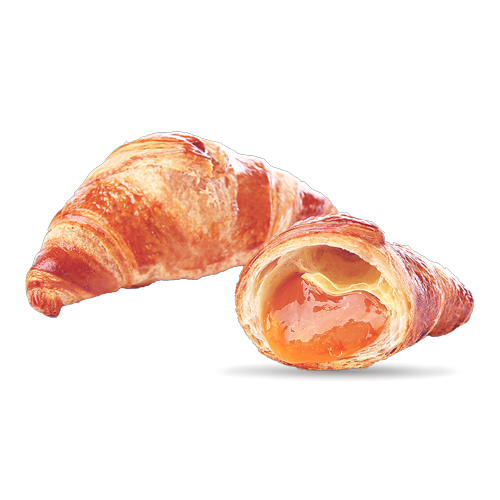 DELIFRANCE MINI CROISSANT HARMONIE ALBICOCCA 40g 120kom (18372)- zamrznuti mini kroasan sa punjenejm od kajsije