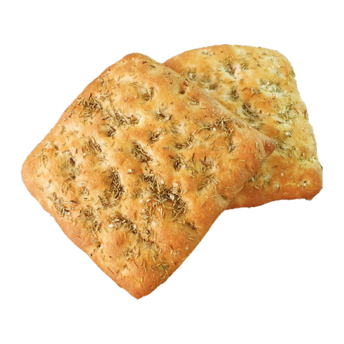 LIDAS FOCACCIA WITH ROSEMARY 135g 56 kom (7kom x 8 kesa) - prethodno pečena, zamrznuta 