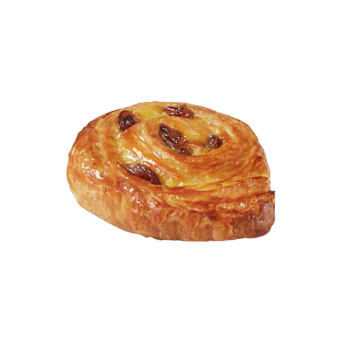 BRIDOR FROZEN READY TO BAKE FINE BUTTER MINI PAIN AUX RAISINS 30g 230 kom (32972) - zamrznuto, spremno za pečenje mini pecivo u obliku pužića sa suvim grožđem