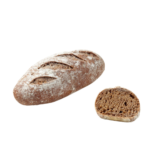 BRIDOR FROZEN PART-BAKED RYE ROLL 50g 50kom (33994) - zamrznute, djelimično pečene klasične duguljaste ražene kiflice (roll)