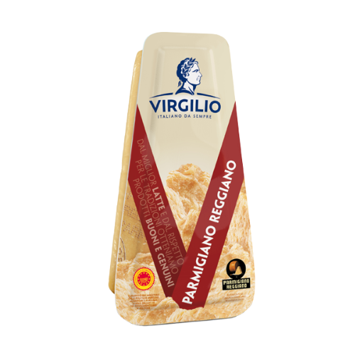 VIRGILIO PARMIGIANO REGGIANO PF TFLEX 150g - polumasni ekstra tvrdi sir dozrijeva min. 18 mjeseci - termofleksibilno pakovanje