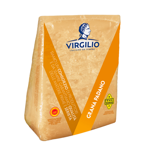 VIRGILIO GRANA PADANO 800/900g - polumasni ekstra tvrdi sir, vakum pakovanje