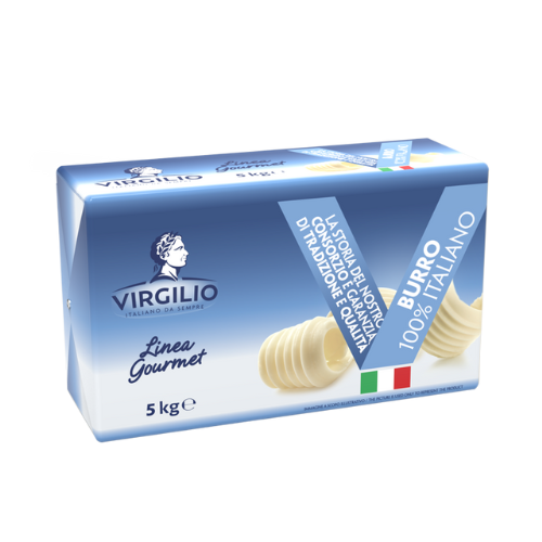 VIRGILIO FROZEN BUTTER 5kg - zamrznuti neslani maslac 82% m.m.