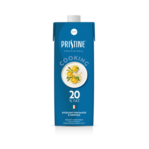 PRISTINE Professional COOKING DAIRY 20%mm 1L - mliječna neutralna pavlaka za kuvanje sa 20%mm